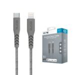 [5211] EONE- Nylon Cable USB-C Lightning 1.2M GRAY
