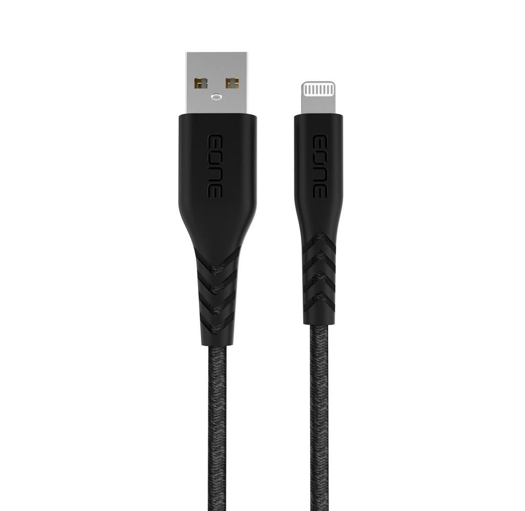 EONE- Nylon Cable USB Lightning 1.2M BLACK