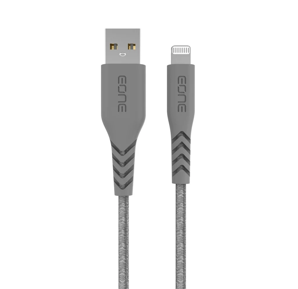 EONE- Nylon Cable USB Lightning 1.2M GRAY