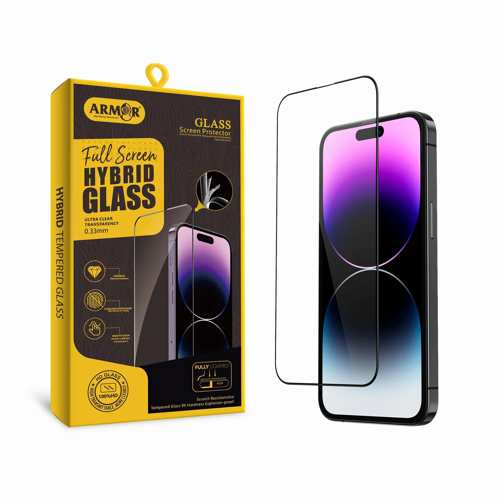 استيكر لقافه لماع ARMOR لجوال الإيفون