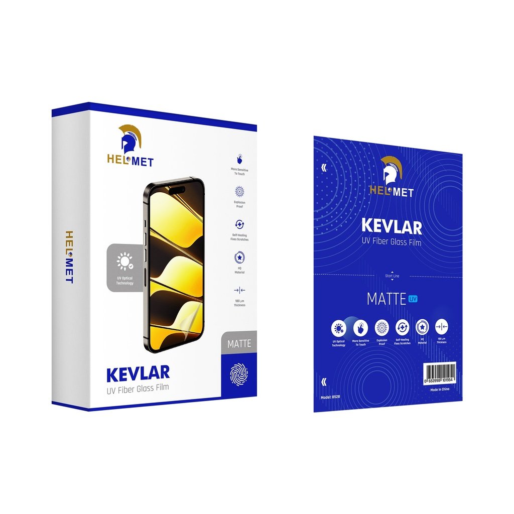 استيكر هلمت Kevlar مطفي