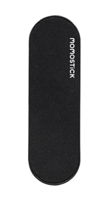 مسكة momostick جلد سويدي اسود استيل