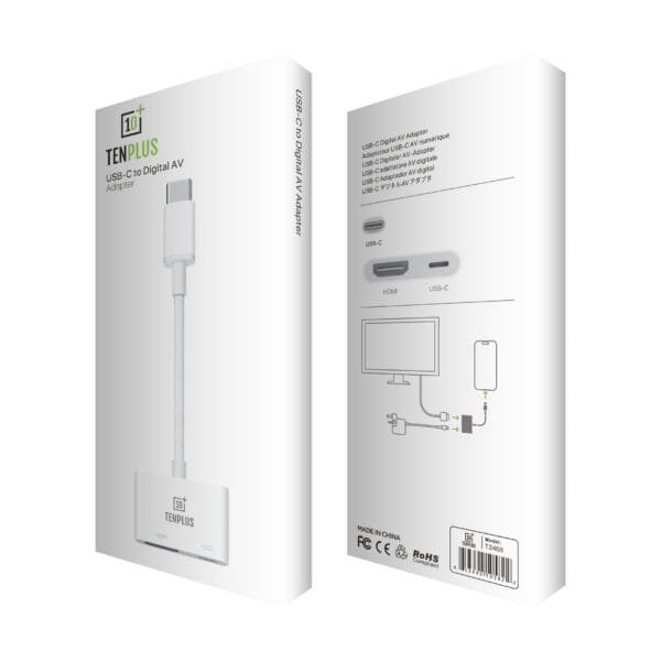 Type C Adapter to USB-C +HDMI  T3468
