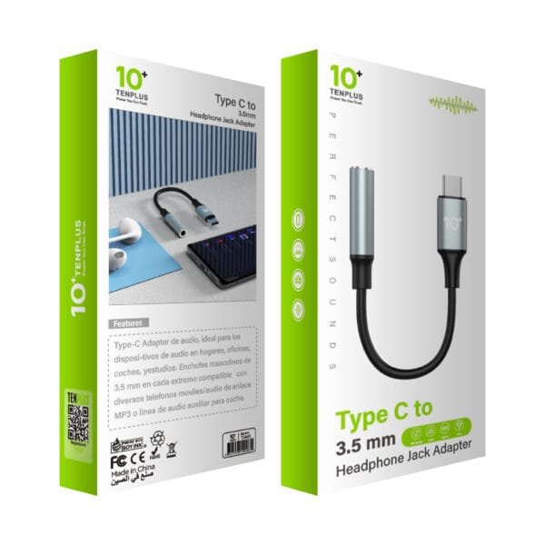 Type C AUX to 3.5mm headphone Adapter T3469