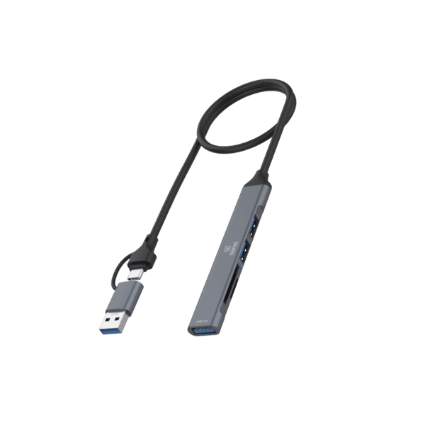 USB-C USB 3.0 to SD/TF - 4 ports HUB T3524