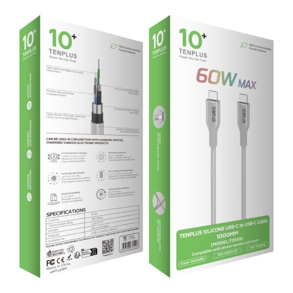 Silicone cable C - C Titanium  T3559