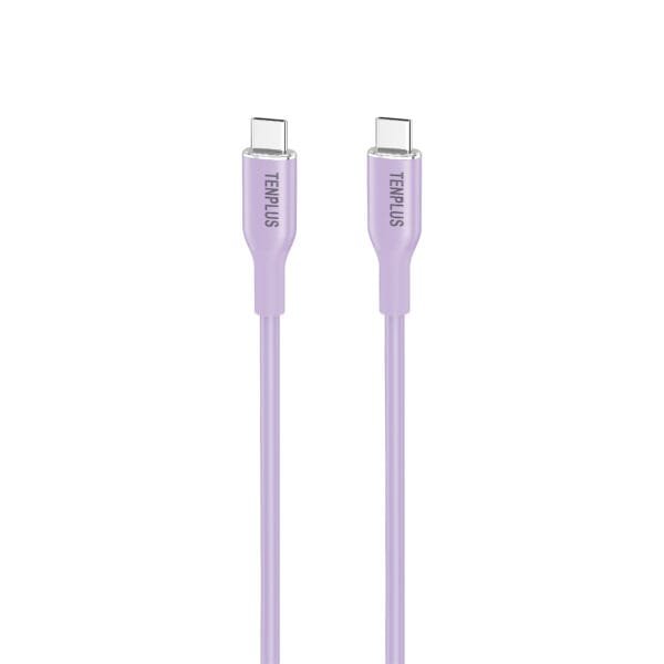 Silicone cable C - C lavander  T3561