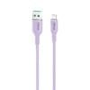 Silicone cable USB - C lavander  T3566