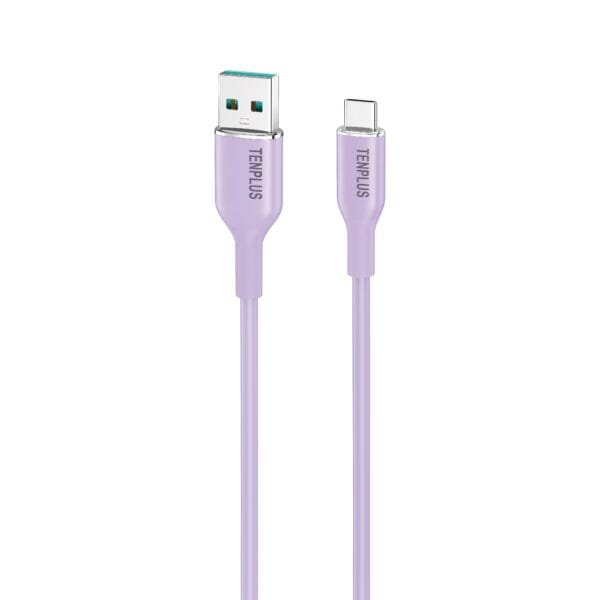 Silicone cable USB - C lavander  T3566
