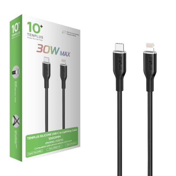 Silicone cable PD Black T3573